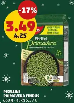 PENNY Pisellini primavera FINDUS offerta