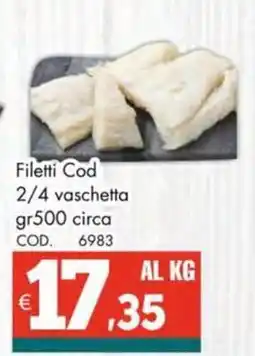 Altasfera Filetti Cod 2/4 vaschetta offerta