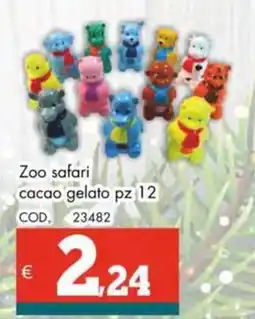 Altasfera Zoo safari cacao gelato pz 12 offerta