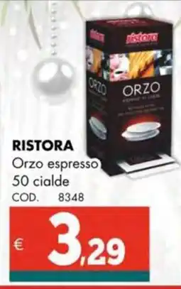 Altasfera RISTORA Orzo espresso 50 cialde offerta