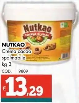 Altasfera NUTKAO Crema cacao spalmabile offerta