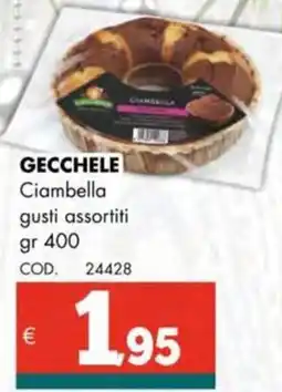 Altasfera GECCHELE Ciambella offerta