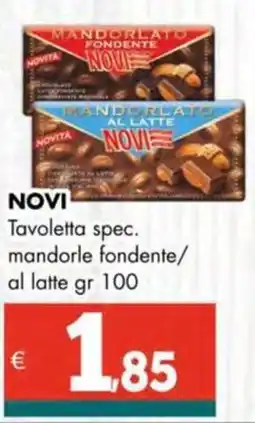 Altasfera NOVI Tavoletta spec. mandorle fondente/ al latte offerta