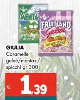 Altasfera GIULIA Caramelle geleè/menta+/ spicchi offerta