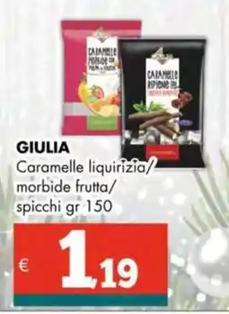 Altasfera GIULIA Caramelle liquirizia/ morbide frutta/ spicchi offerta