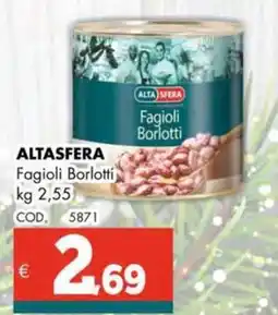 Altasfera ALTASFERA Fagioli Borlotti offerta