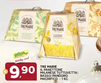 Tre marie il panettone milanese tuttuvetta/ basso/pandoro magnifico
