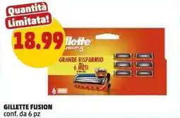 PENNY Gillette fusion offerta