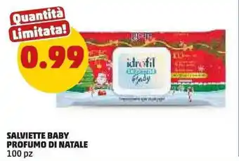 PENNY Salviette baby profumo di natale idrofil offerta