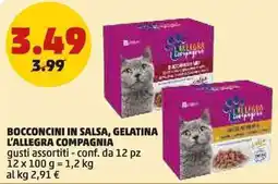 PENNY Bocconcini in salsa, gelatina L'ALLEGRA COMPAGNIA offerta
