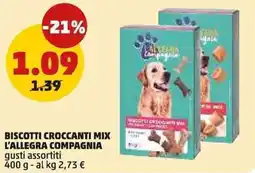 PENNY Biscotti croccanti mix L'ALLEGRA COMPAGNIA offerta