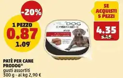 PENNY Patè per cane PRODOG offerta