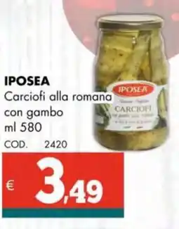 Altasfera IPOSEA Carciofi alla romana con gambo offerta