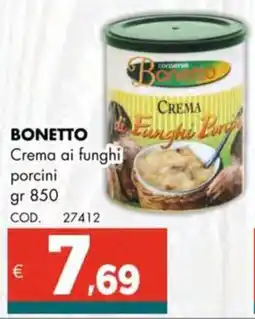 Altasfera BONETTO Crema ai funghi porcini offerta