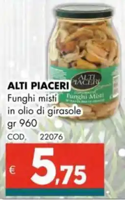 Altasfera ALTI PIACERI Funghi misti in olio di girasole offerta