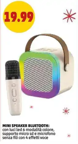 PENNY Mini speaker bluetooth offerta