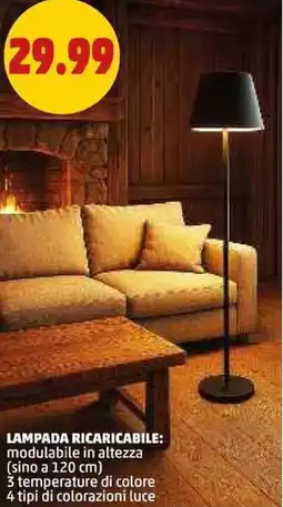 PENNY Lampada ricaricabile offerta