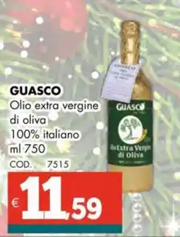 Altasfera GUASCO Olio extra vergine di oliva 100% italiano offerta