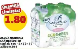 PENNY Acqua naturale SAN BENEDETTO offerta