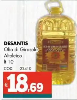 Altasfera DESANTIS Olio di Girasolehli Altoleico offerta