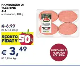 Esselunga Hamburger di tacchino ΑΙΑ offerta
