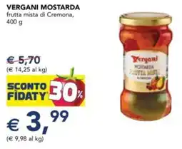 Esselunga Vergani mostarda offerta