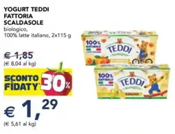 Esselunga Yogurt teddi fattoria scaldasole TEDDI offerta