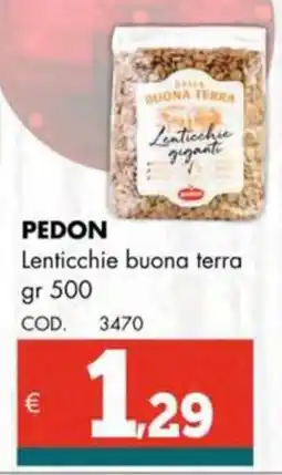 Altasfera PEDON Lenticchie buona terra offerta