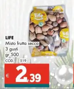 Altasfera LIFE Misto frutta secca 3 gusti offerta