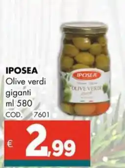 Altasfera IPOSEA Olive verdi giganti offerta