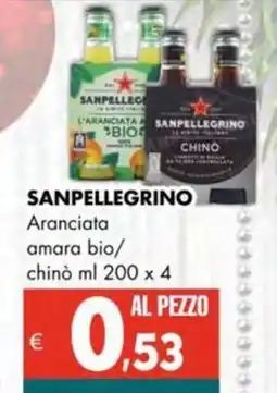 Altasfera SANPELLEGRINO Aranciata amara bio/ chinò offerta