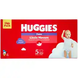 Spazio Conad • PANNOLINI LITTLE MOVERS HUGGIES • PANTS LITTLE MOVERS offerta