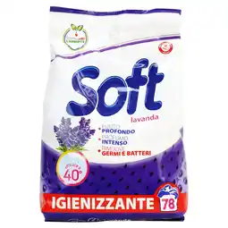 Qui Discount Detersivo lavatrice in polvere Soft lavanda/classico offerta