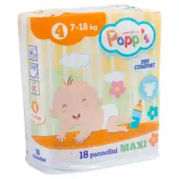 Qui Discount Pannolini bimbo Poppis misure assortite offerta