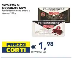 Esselunga Tavoletta di cioccolato NOVI offerta