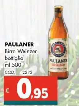 Altasfera PAULANER Birra Weinzen bottiglia offerta