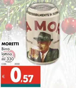 Altasfera MORETTI Birra lattina offerta