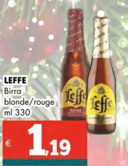 Altasfera LEFFE Birra blonde/rouge offerta