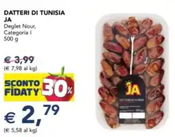 Esselunga Datteri di tunisia JA offerta