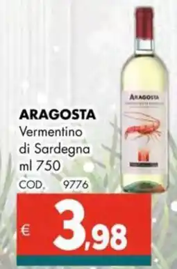 Altasfera ARAGOSTA Vermentino di Sardegna offerta