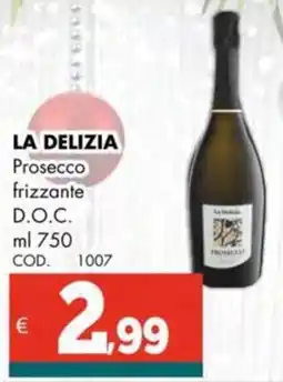 Altasfera LA DELIZIA Prosecco frizzante D.O.C. offerta