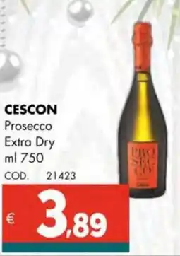 Altasfera CESCON Prosecco Extra Dry offerta