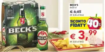 Esselunga Beck's offerta