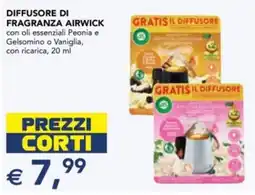 Esselunga Diffusore di fragranza AIRWICK offerta