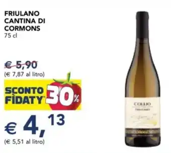 Esselunga Friulano cantina di CORMONS offerta