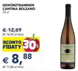 Esselunga Gewürztraminer CANTINA BOLZANO offerta