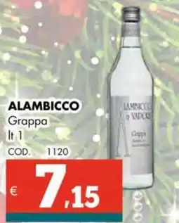 Altasfera ALAMBICCO Grappa offerta