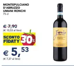 Esselunga Montepulciano d'abruzzo UMANI RONCHI offerta