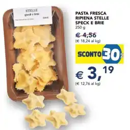 Esselunga Pasta fresca ripiena STELLE SPECK E BRIE offerta