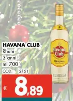 Altasfera HAVANA CLUB Rhum 3 anni offerta